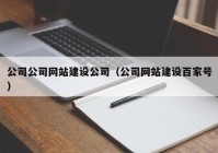 公司公司网站建设公司（公司网站建设百家号）