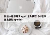 微信小程序开发appid怎么获取（小程序开发获取openid）