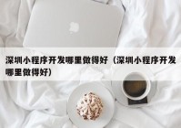 深圳小程序开发哪里做得好（深圳小程序开发哪里做得好）