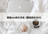 新站seo优化方法（整站优化SEO）